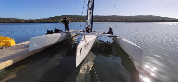 Lire la suite à propos de l’article Journée Voile sur la base de Moisson Hansa et Multi23